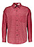 Hemd, Regular Fit, Flanell, weinrot meliert - weinrot