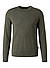 Pullover, Baumwolle-Modal, dunkelgrün - dunkelgrün