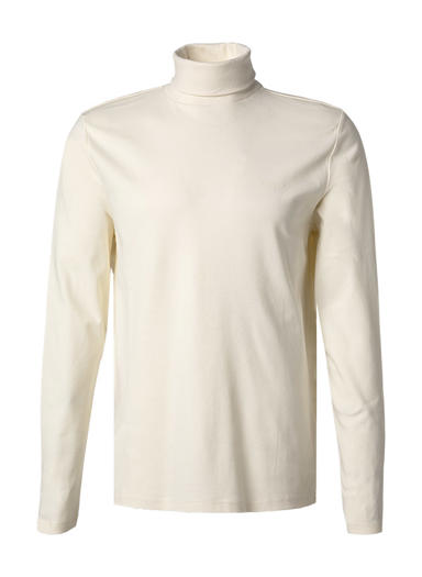 Rollkragenshirt, Baumwolle, ivory