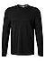 Longsleeve, Baumwolle, schwarz - schwarz