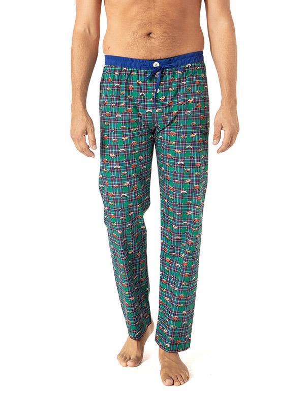 MC ALSON Pyjamahose  P5017/blau-grün