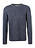 Pullover, Merinowolle, indigo - indigo