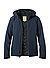 Daunenjacke Pacific, Softshell wasserabweisend, blau - blau