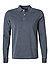 Polo-Shirt, Regular Fit, Baumwoll-Jersey, rauchblau - moon stone