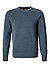 Pullover, Bio Baumwolle, rauchblau - moon stone