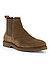 Chelsea Boots, Veloursleder, dunkeltaupe - dunkeltaupe