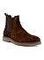 Chelsea Boots, Veloursleder, braun - dunkelbraun