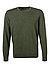 Pullover, Merinowolle extrafein, oliv meliert - oliv