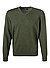 Pullover, Merinowolle extrafein, oliv meliert - oliv