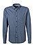 Hemd, Regular Fit, Flanell, blau gemustert - marine