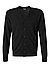 Cardigan, Merinowolle extrafein, schwarz - schwarz
