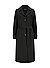 Trenchcoat MS Cosmic in weicher Woll-Melange - schwarz