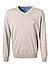 Pullover, Baumwolle, sand meliert - sand