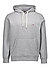 Hoodie, Baumwolle, grau - grau