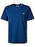 T-Shirt, Classic Fit, Baumwolle, dunkelblau - dunkelblau