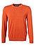 Pullover, Baumwolle, orange - lachsorange