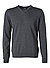 Pullover, Merinowolle extrafine, grau - asphaltgrau