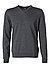 Pullover, Merinowolle extrafine, grau - asphaltgrau