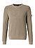 Pullover, Modern Fit, Baumwolle, greige - greige