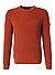 Pullover, Modern Fit, Baumwolle, rotorange - rotorange