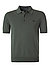 Polo-Shirt, Baumwoll-Strick, olivgrün - olivgrün