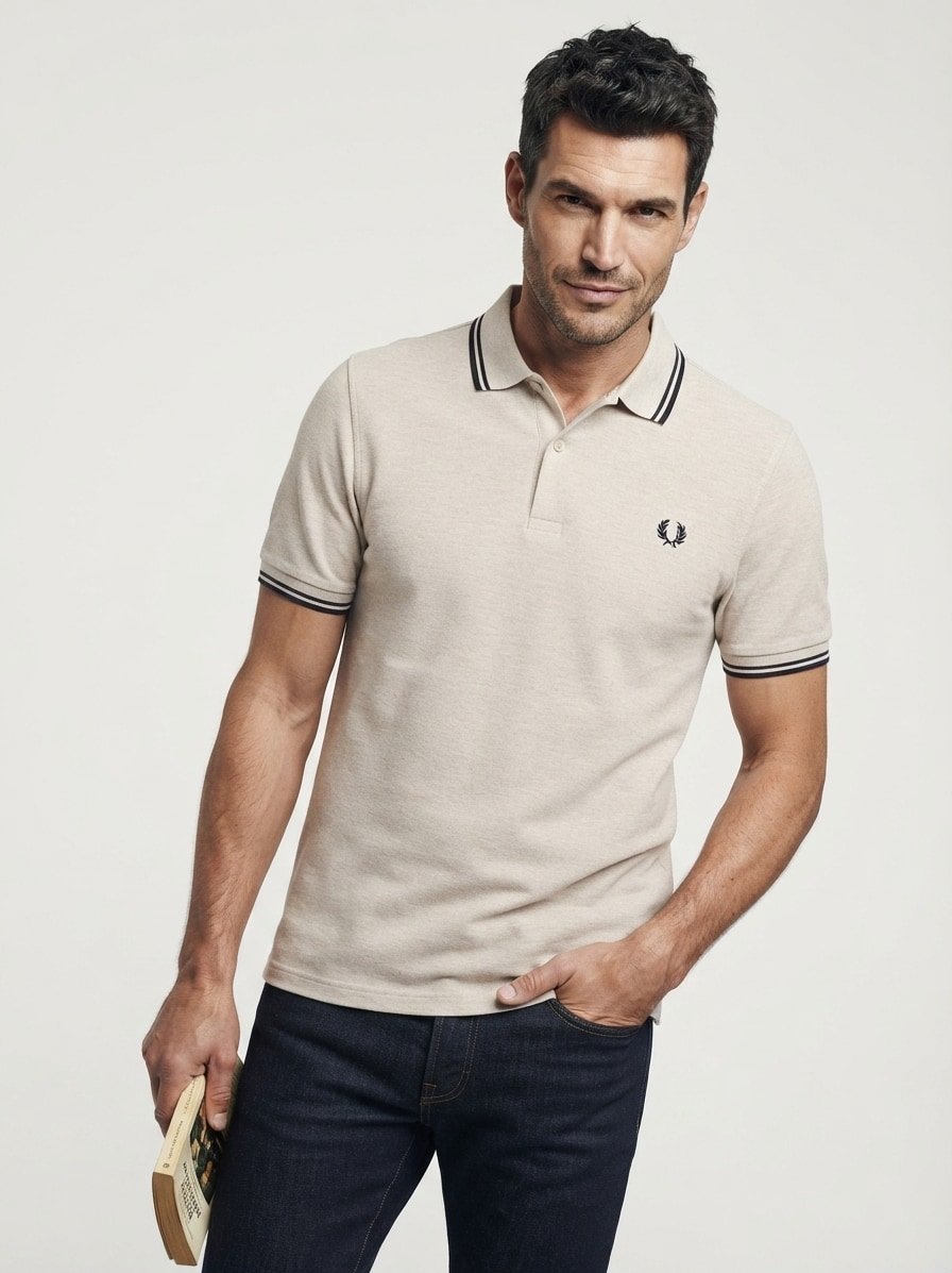 Fred Perry Polo-Shirt FPPPM3600/W50, Produktbild 2