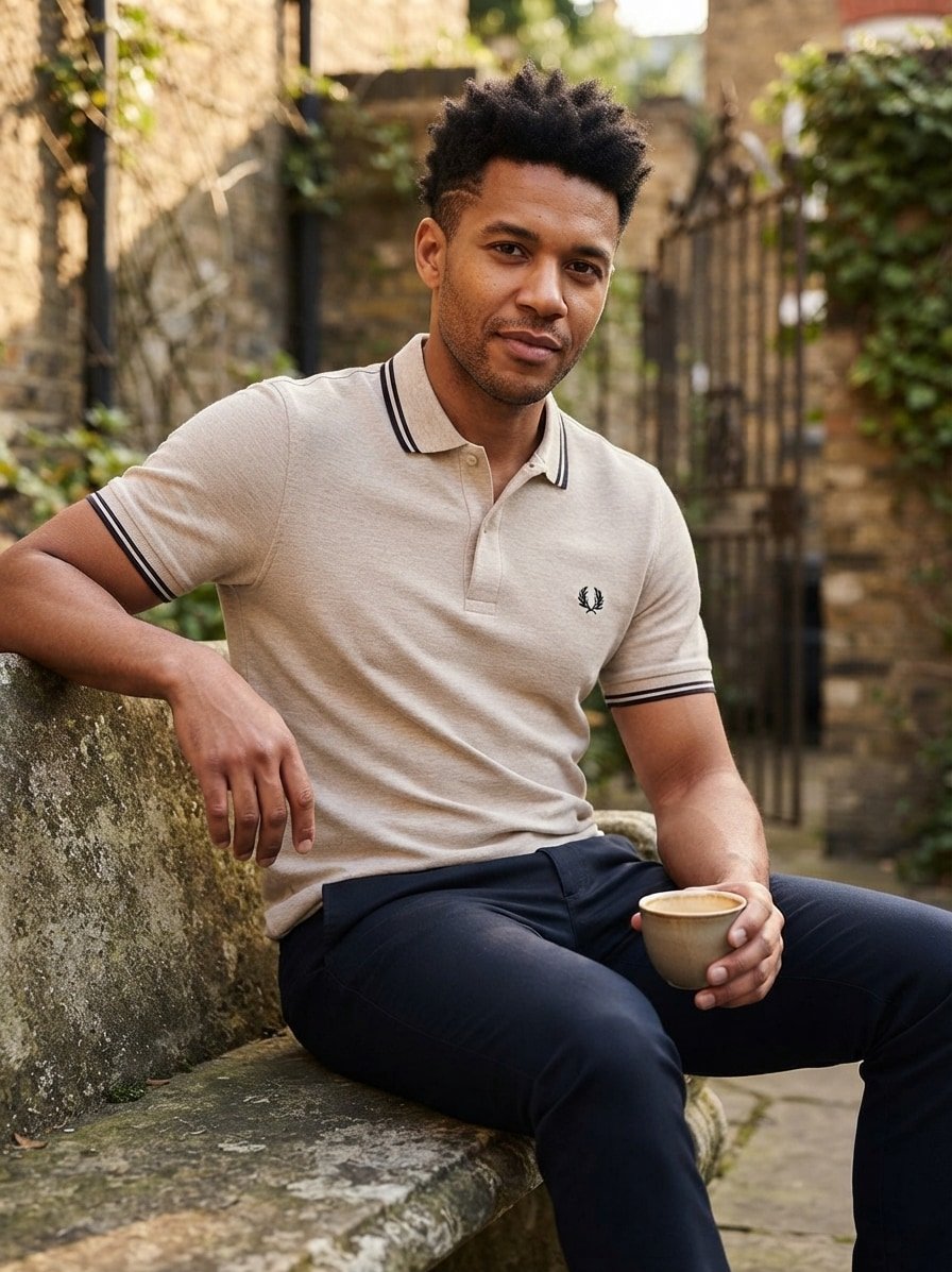 Fred Perry Polo-Shirt FPPPM3600/W50, Produktbild 3