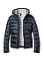 Daunenjacke, Mikrofaser, navy - navy