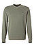 Sweatshirt, Baumwolle, khaki - flaschengrün