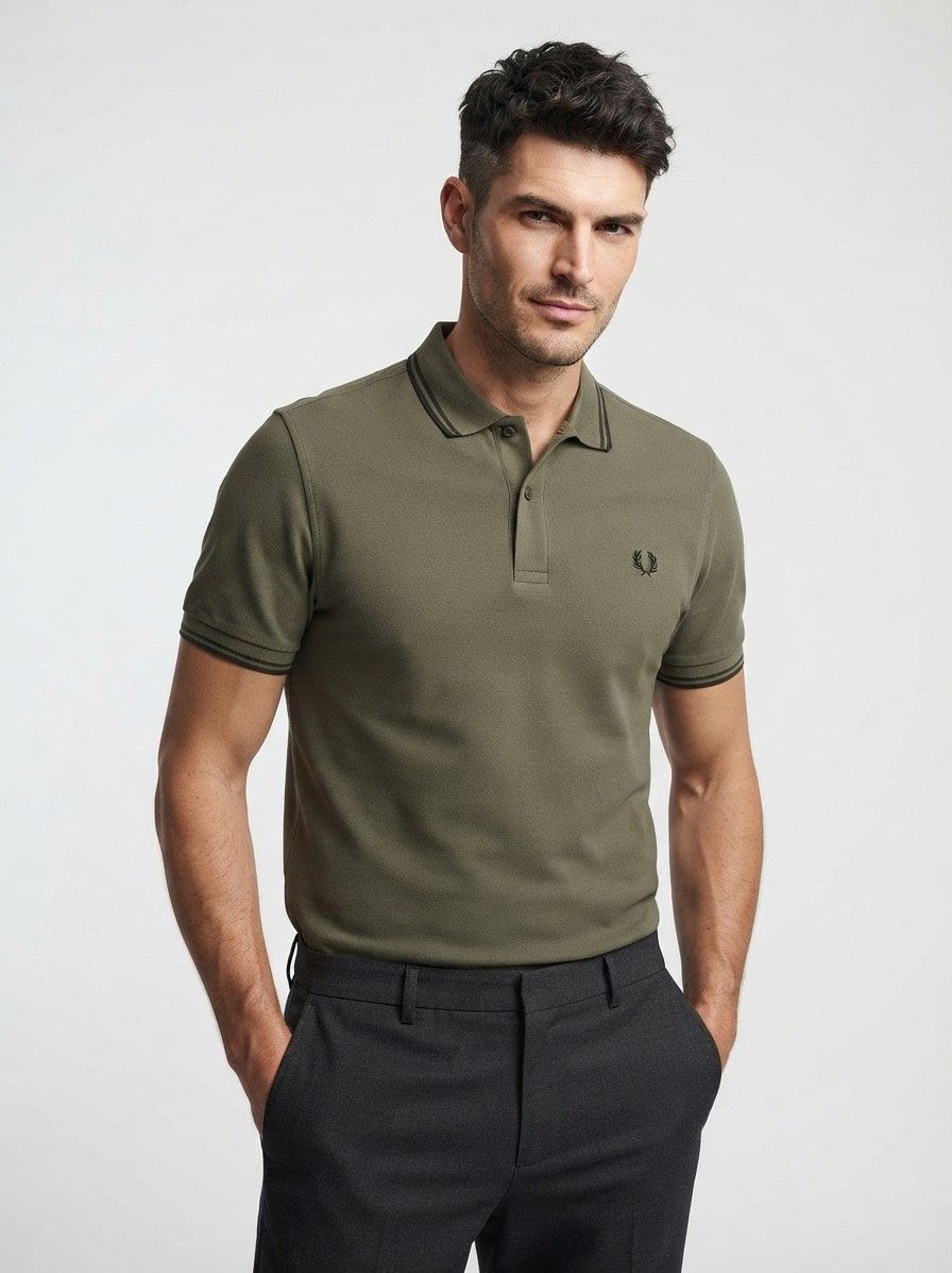Fred Perry Polo-Shirt FPPPM3600/W49, Produktbild 2