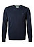 Pullover, Regular Fit, Merinowolle waschbar, marine - marine
