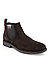 Chelsea Boots, Veloursleder, dunkelgrau - dunkelgrau