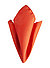 Einstecktuch, Seide, orange - orange