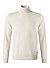 Rollkragenpullover, Merinowolle extrafein, beige meliert - beige