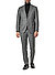 Anzug Sean-Jim, Shaped Fit, Schurwoll-Flanell, grau meliert - grau