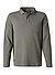 Polo-Shirt, Bio Baumwoll-Jersey, grau - grau