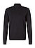 Stehkragenpullover, Wolle, schwarz - schwarz