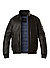 2-in1-Lederjacke, Lammnappa, schwarz - schwarz
