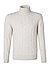 Rollkragen Pullover, Wolle, creme - creme