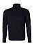 Rollkragen Pullover, Wolle, navy - navy