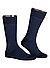 Socken, Baumwolle, navy meliert - navy