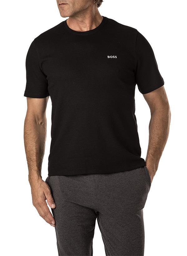 BOSS Black T-Shirt Waffle 50480834/001 Image 0