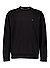 Sweatshirt Sharpe, Baumwolle, schwarz - schwarz