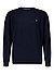 Pullover, Merinowolle-Kaschmir,  navy meliert - navy