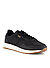 Sneaker Titanium, Material-Mix, schwarz - schwarz