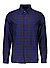 Hemd, Baumwolle, navy-schwarz kariert - navy