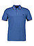 Polo-Shirt, Baumwoll-Piqué, blau - blau-navy-lila