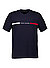 T-Shirt, Slim Fit, Baumwolle, nachtblau - nachtblau