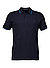 Polo-Shirt, Baumwoll-Piqué, navy - navy-türkis