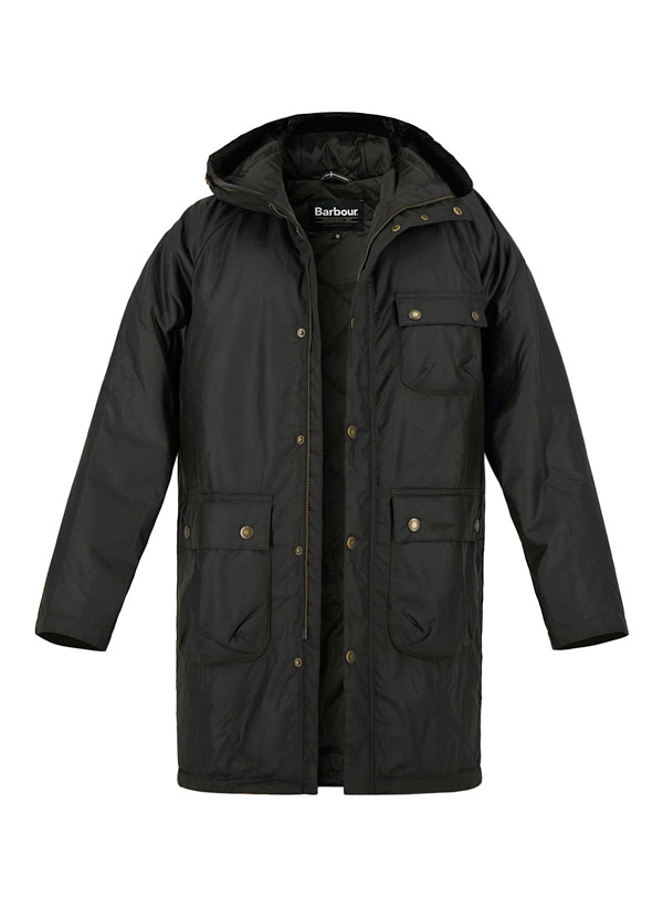 Black barbour coat on sale